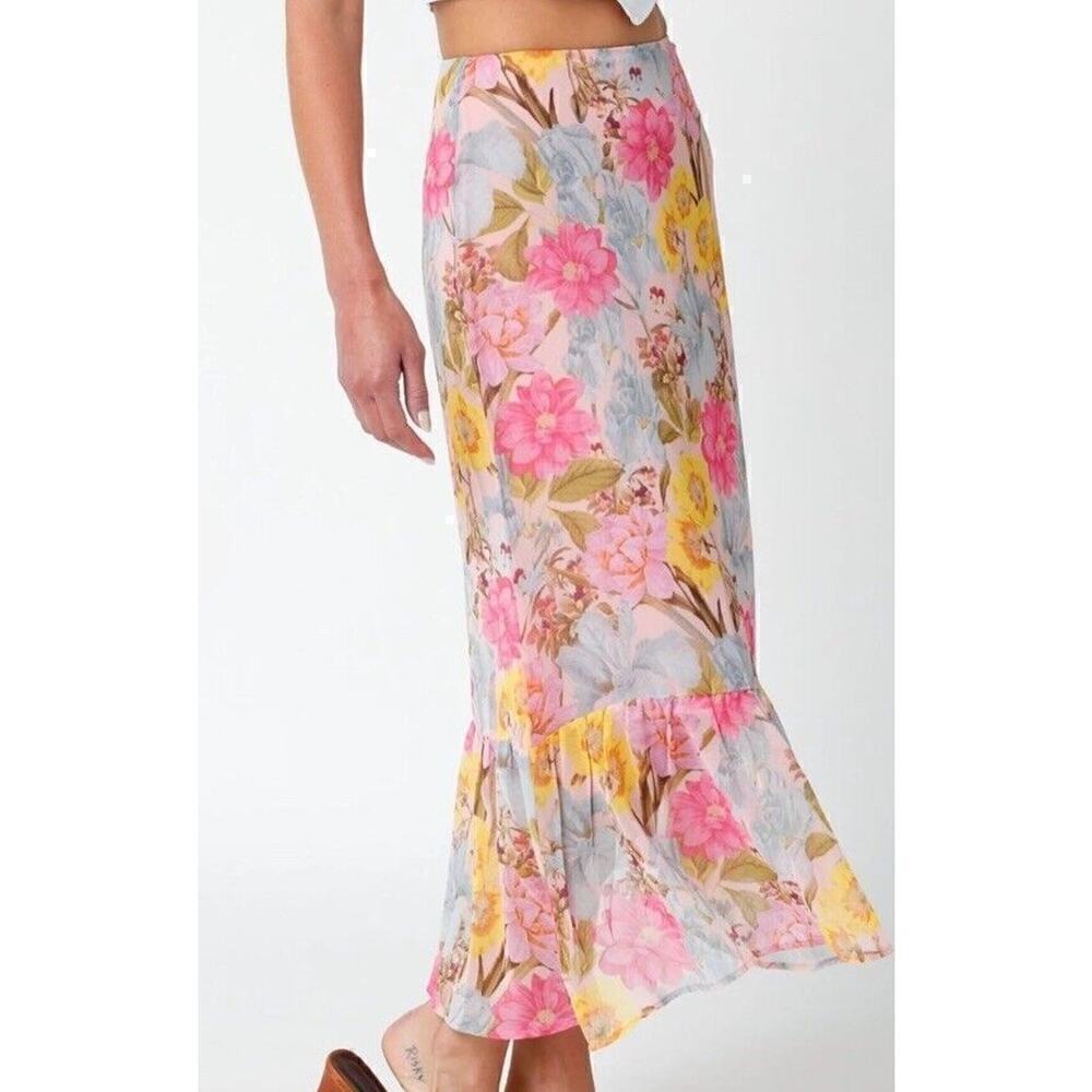 Olivaceous ellisa maxi skirt for women Size Large ES - Picture 2 of 6